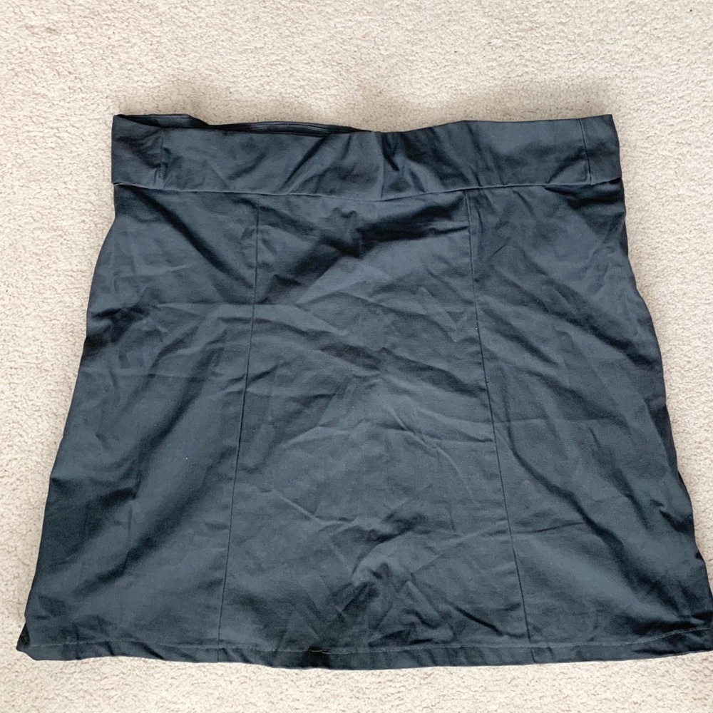 Grey A-Line Business Casual Skirt Size Large